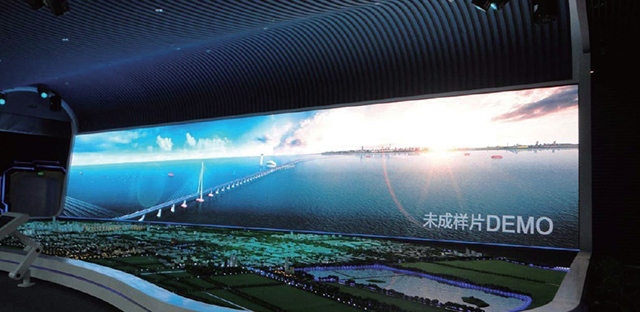 江蘇南通國(guó)際城市館展館P5室內(nèi)全彩LED顯示屏由上海智彩科技設(shè)計(jì)、安裝